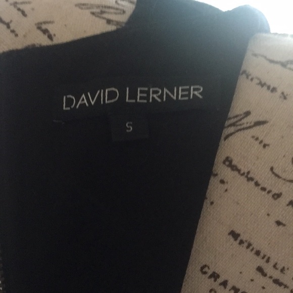 NEW David Lerner Astor Leather Panel Bodycon Dress - Picture 8 of 8